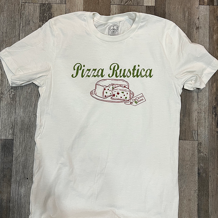 Vintage White Pizza Rustica Shirt